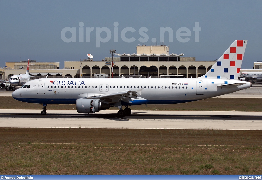 9A-CTJ, Airbus A320-200, Croatia Airlines