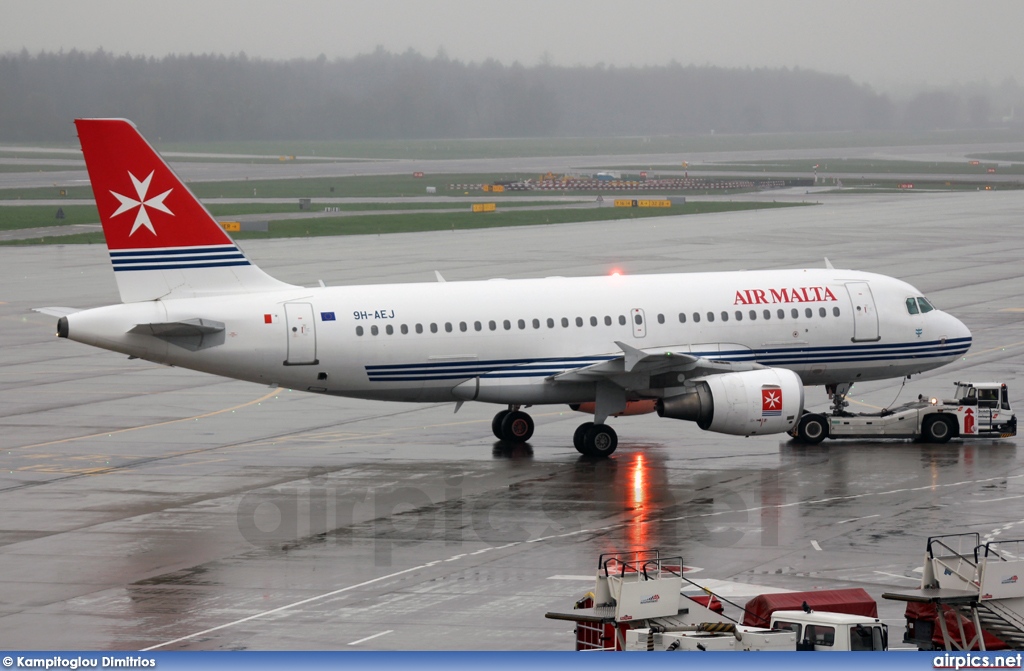 9H-AEJ, Airbus A319-100, Air Malta