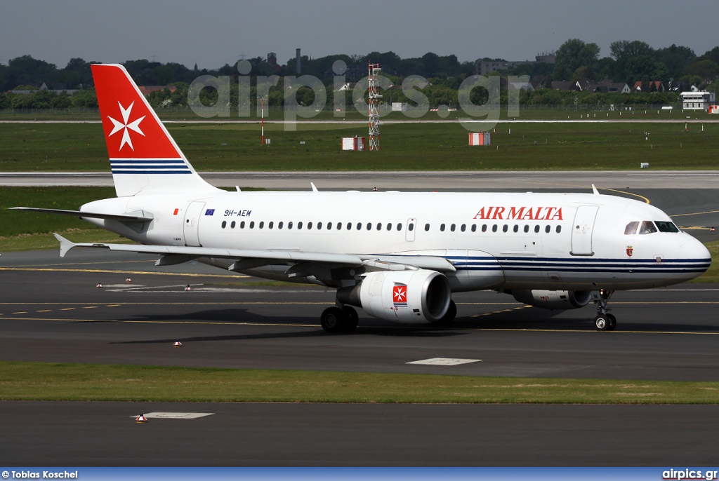 9H-AEM, Airbus A319-100, Air Malta