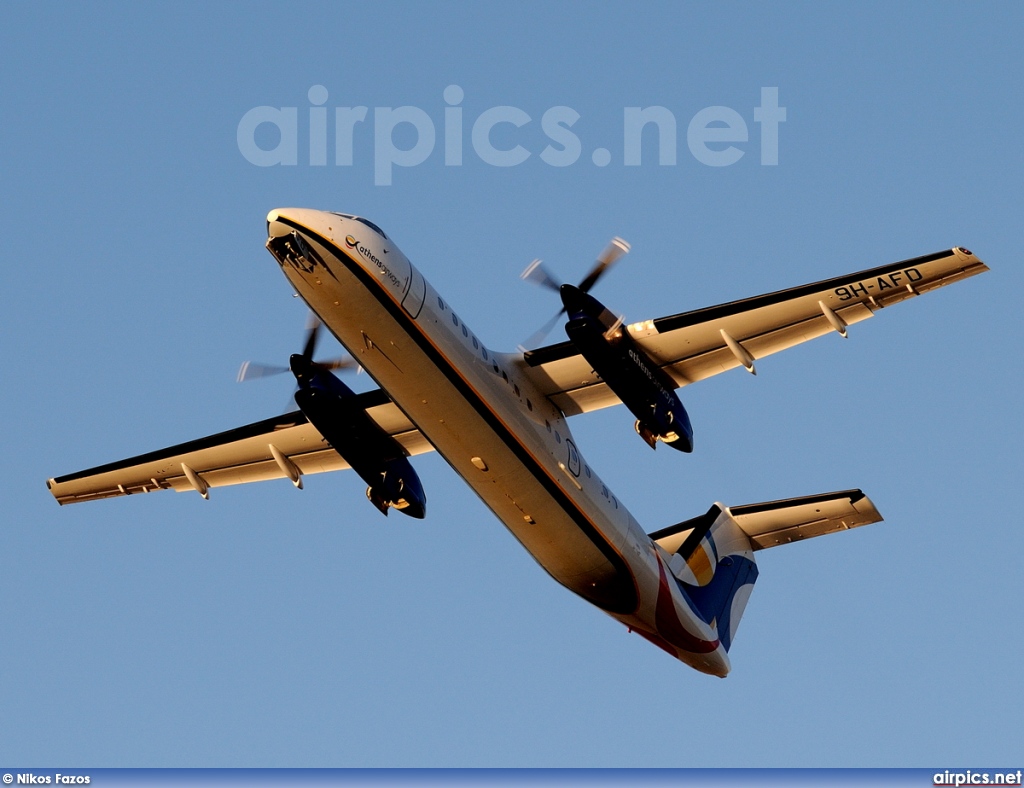 9H-AFD, De Havilland Canada DHC-8-300 Q Dash 8, Athens Airways