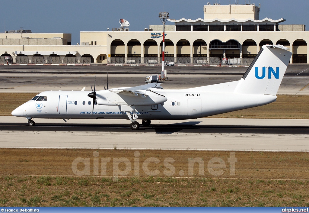 9H-AFD, De Havilland Canada DHC-8-300 Q Dash 8, United Nations