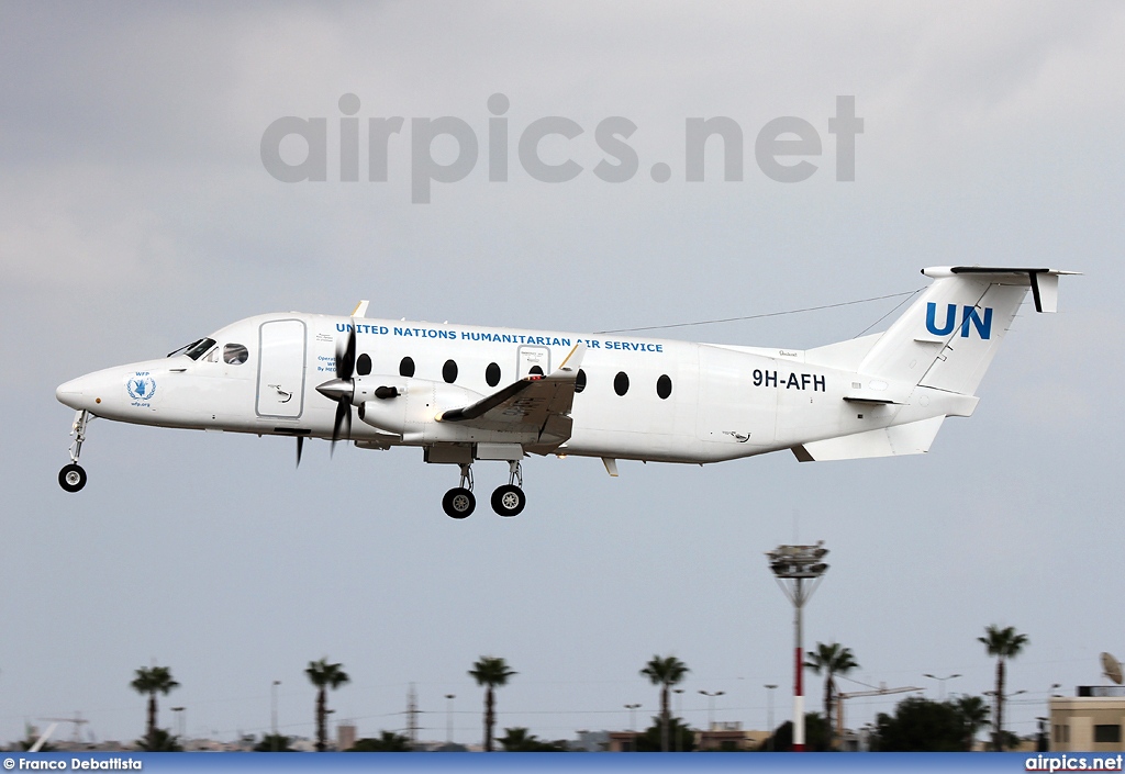9H-AFH, Beechcraft 1900-D, United Nations