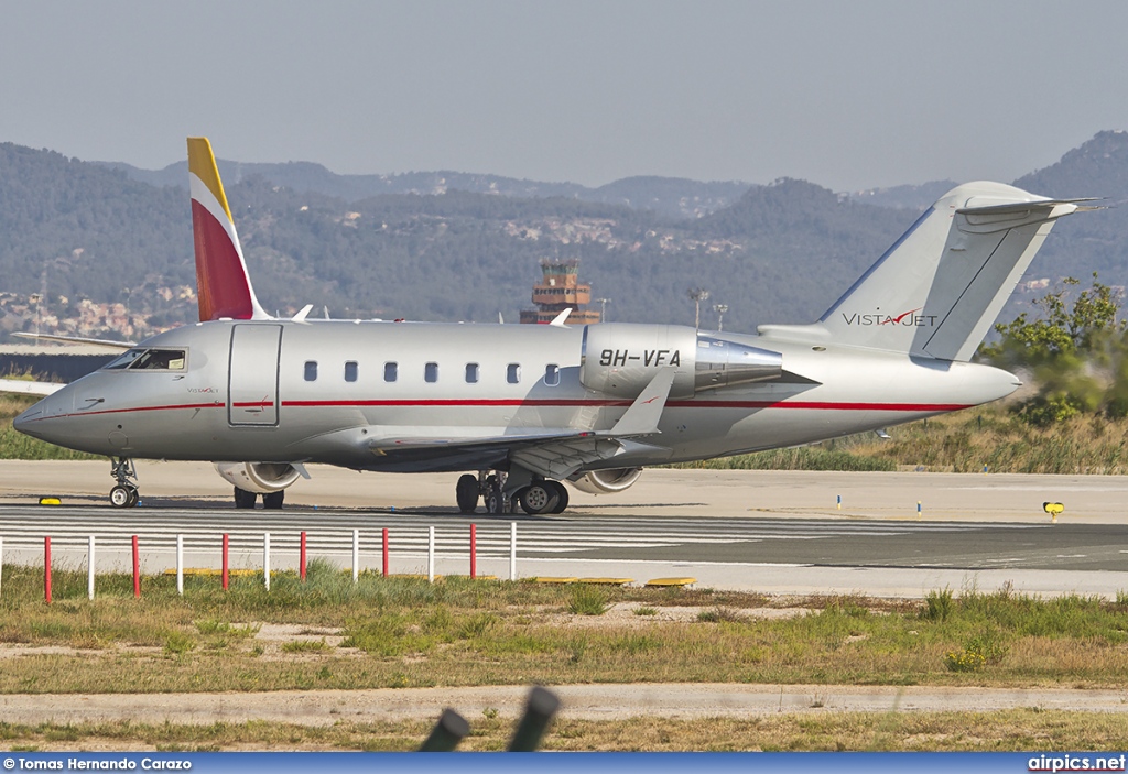 9H-VFA, Bombardier Challenger 600-CL-605, Vista Jet