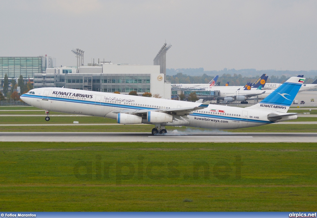 9K-ANB, Airbus A340-300, Kuwait Airways