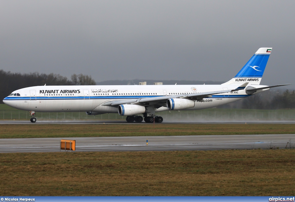9K-ANC, Airbus A340-300, Kuwait Airways