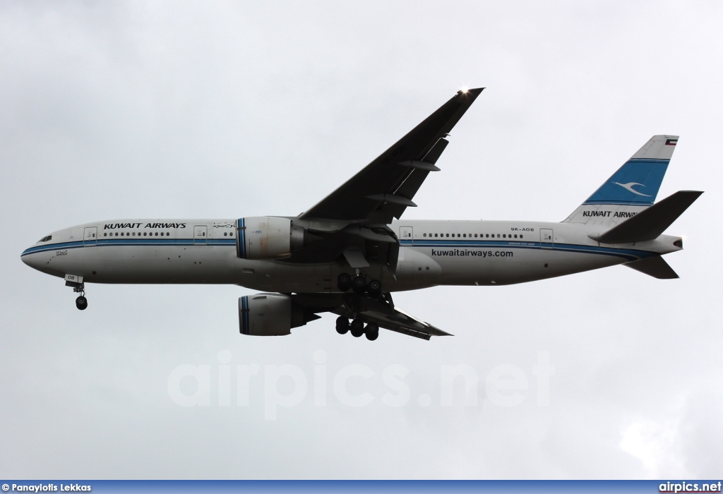 9K-AOB, Boeing 777-200ER, Kuwait Airways