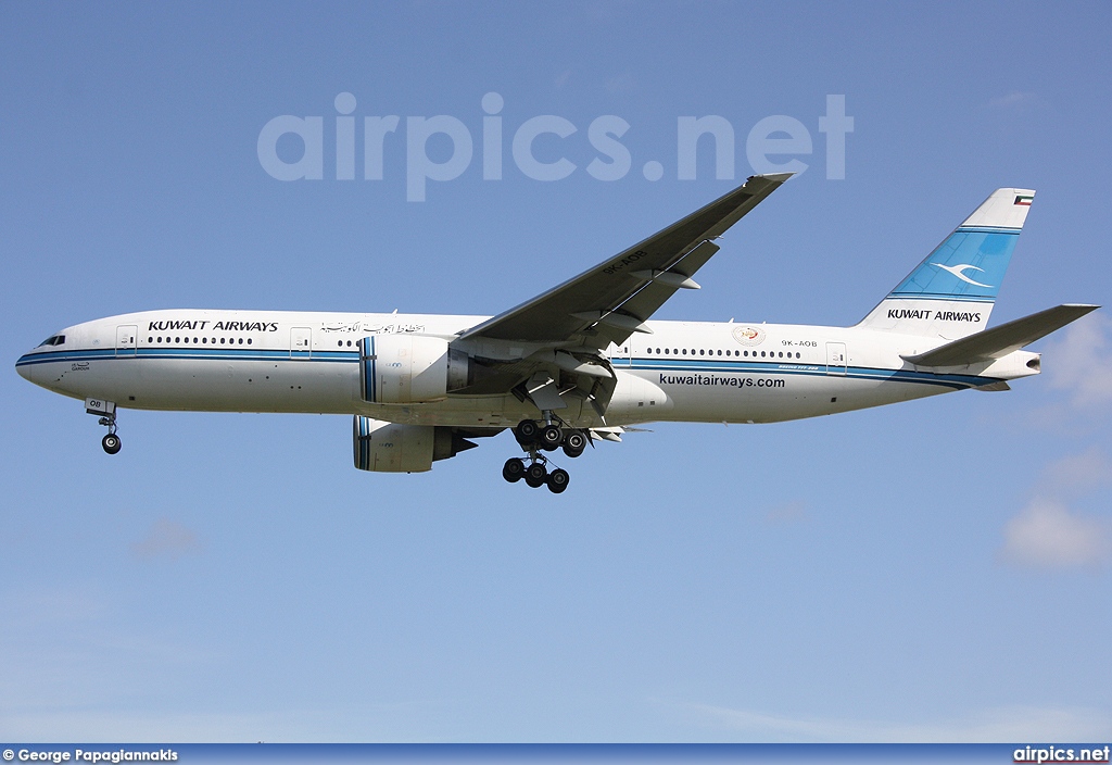 9K-AOB, Boeing 777-200ER, Kuwait Airways