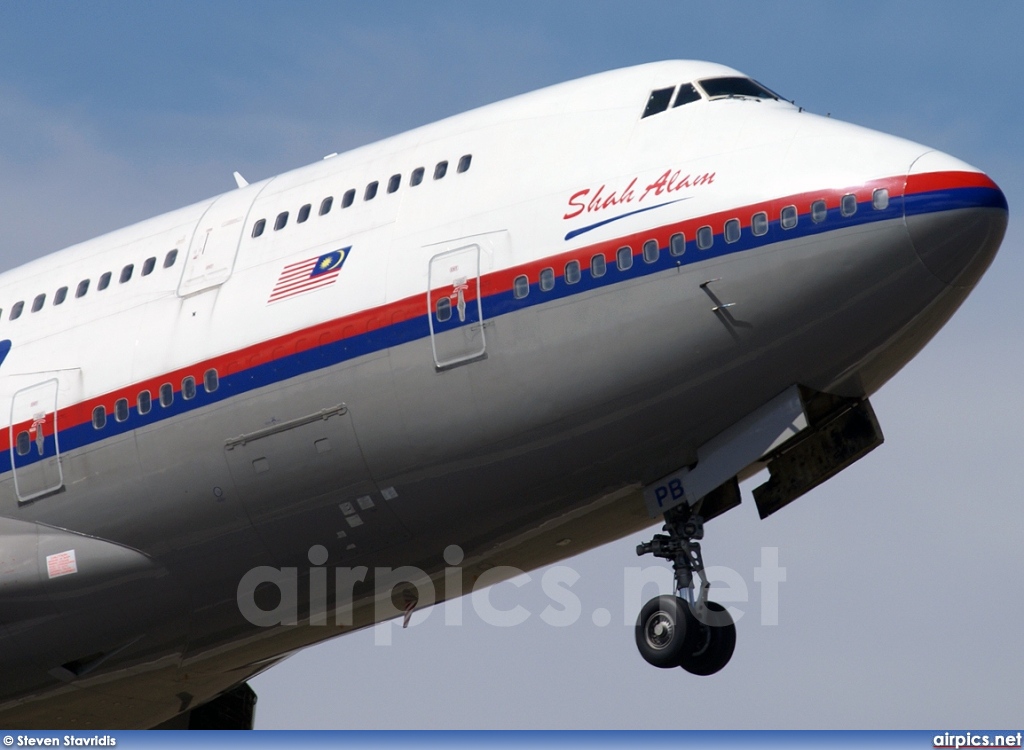 9M-MPB, Boeing 747-400, Malaysia Airlines