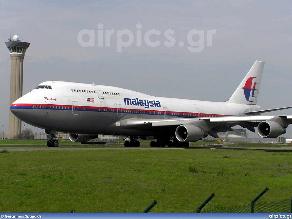 9M-MPL, Boeing 747-400, Malaysia Airlines