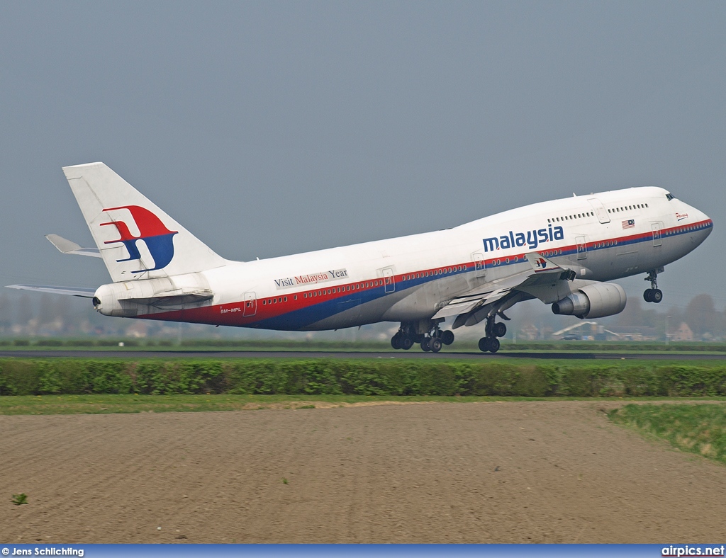 9M-MPL, Boeing 747-400, Malaysia Airlines