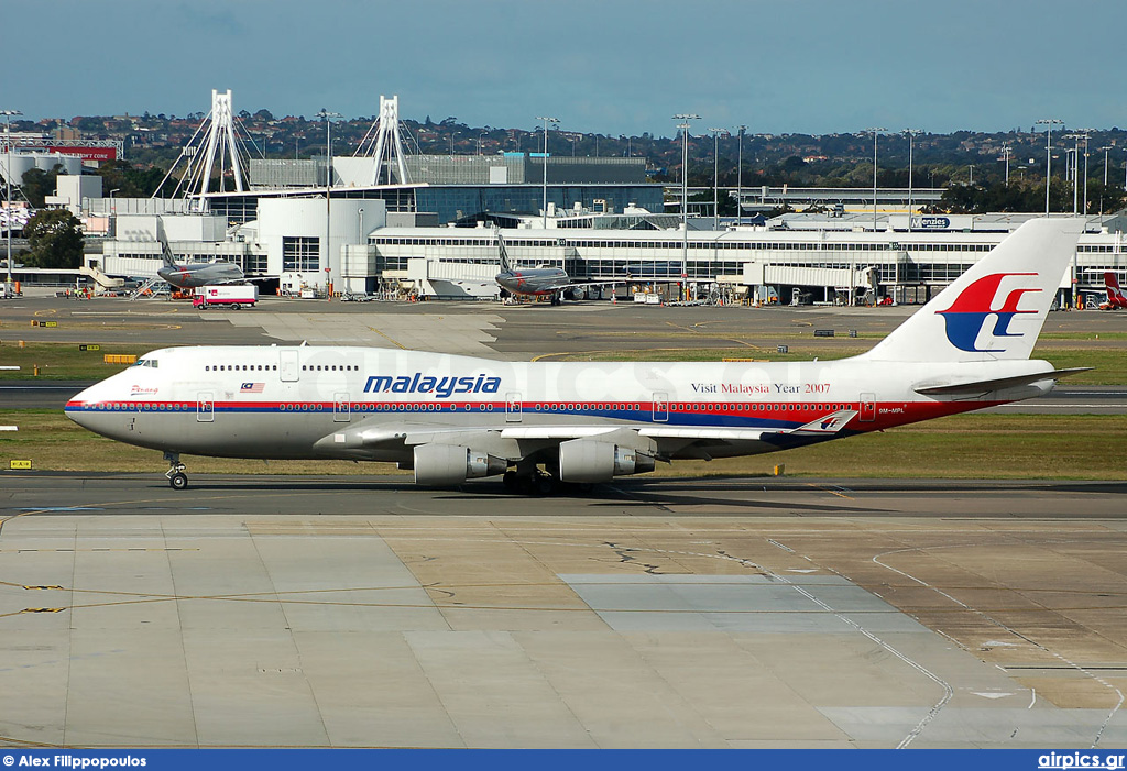 9M-MPL, Boeing 747-400, Malaysia Airlines