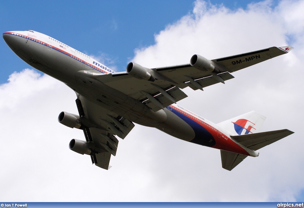 9M-MPN, Boeing 747-400, Malaysia Airlines