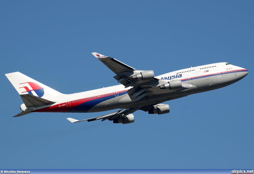 9M-MPO, Boeing 747-400, Malaysia Airlines