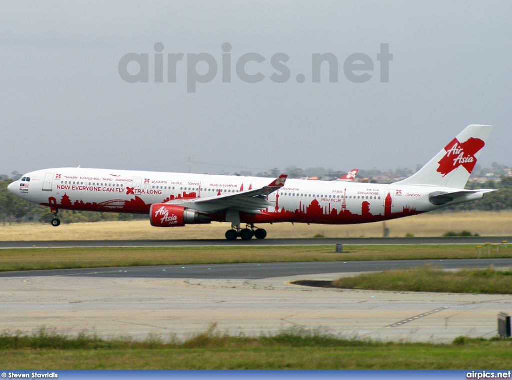 9M-XAA, Airbus A330-300, AirAsia X