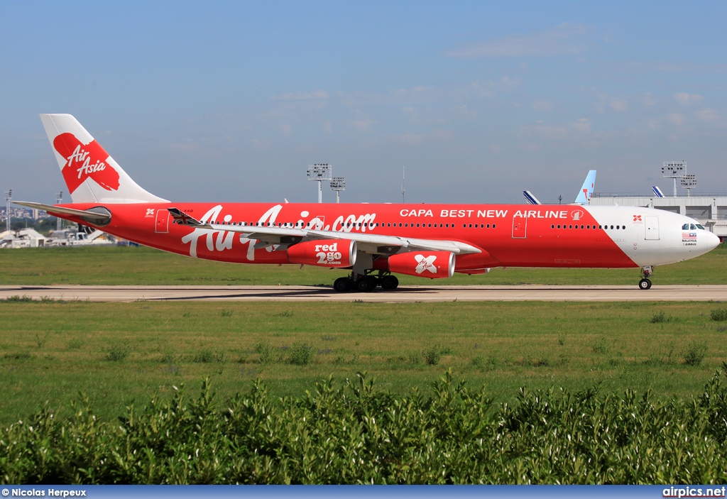 9M-XAB, Airbus A340-300, AirAsia X