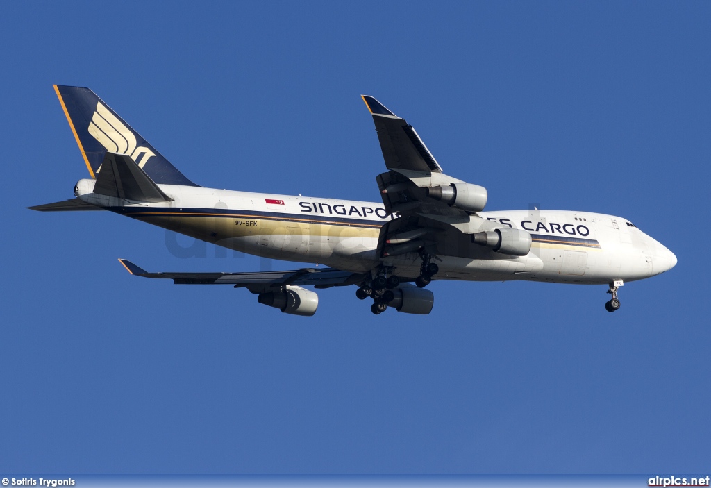 9V-SFK, Boeing 747-400F(SCD), Singapore Airlines Cargo