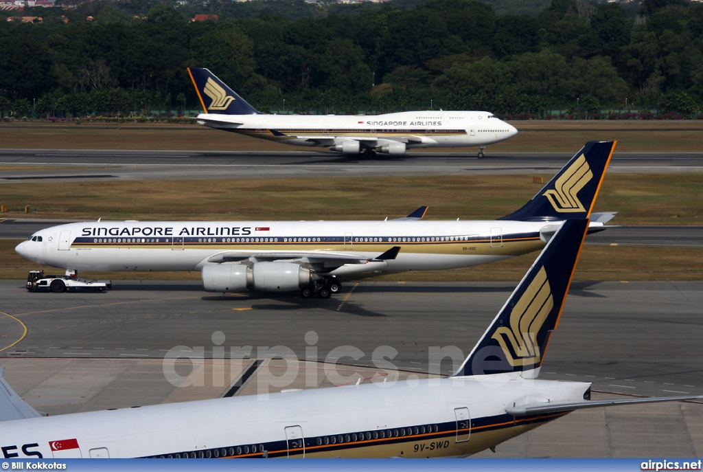 9V-SGC, Airbus A340-500, Singapore Airlines