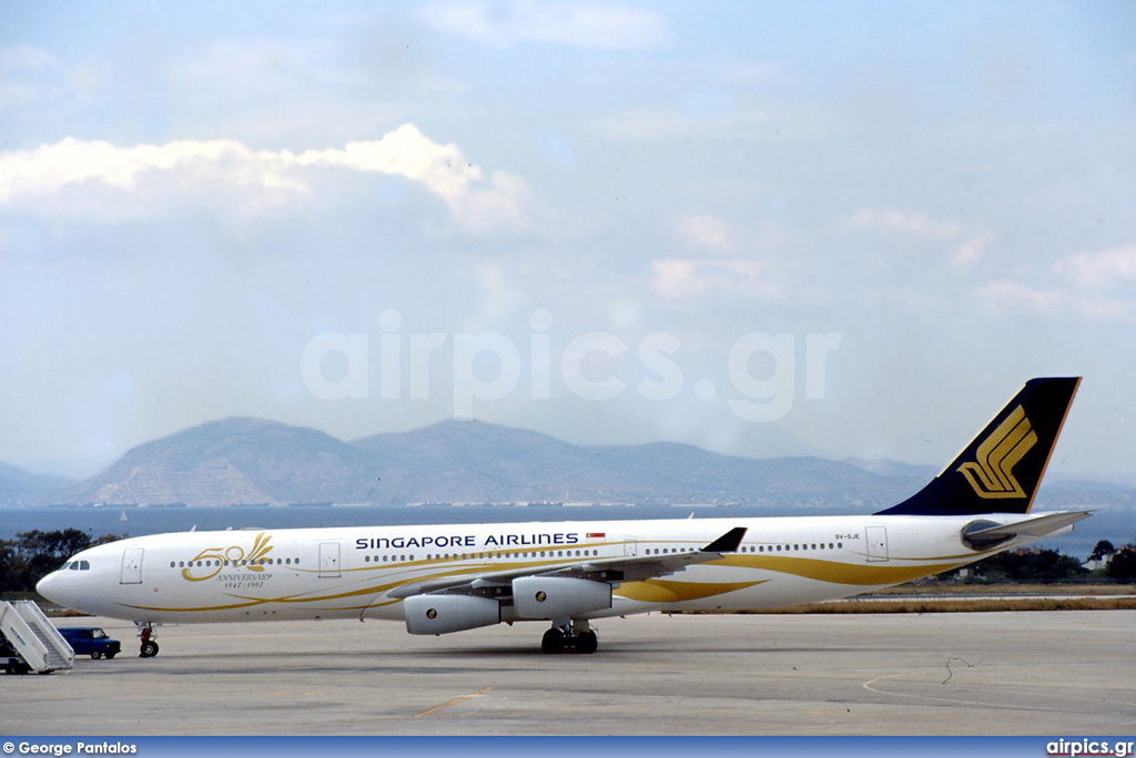 9V-SJE, Airbus A340-300, Singapore Airlines