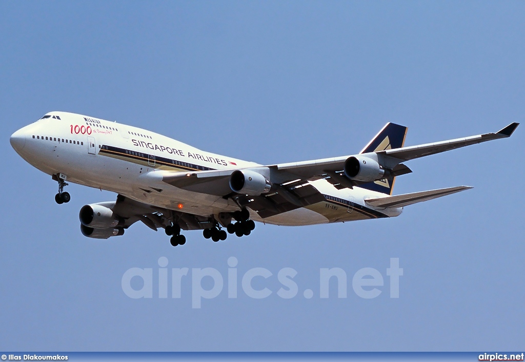 9V-SMU, Boeing 747-400, Singapore Airlines