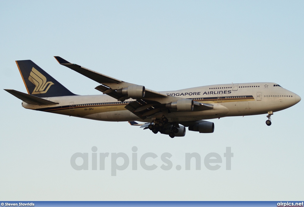 9V-SPJ, Boeing 747-400, Singapore Airlines