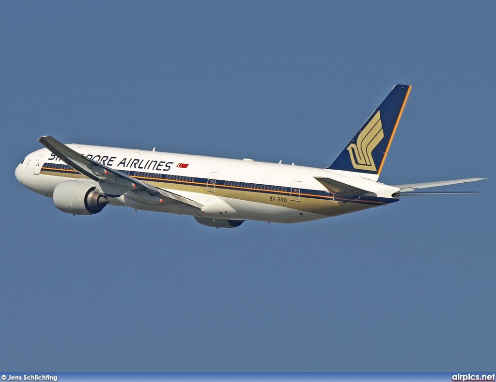 9V-SVD, Boeing 777-200ER, Singapore Airlines