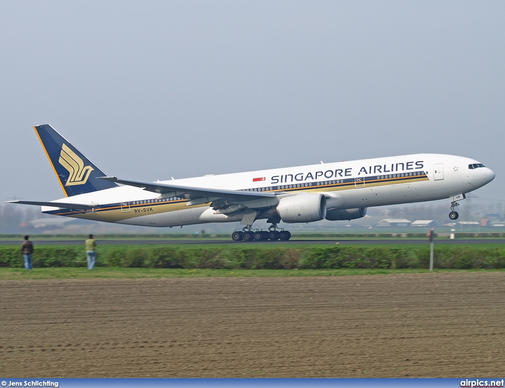 9V-SVK, Boeing 777-200ER, Singapore Airlines