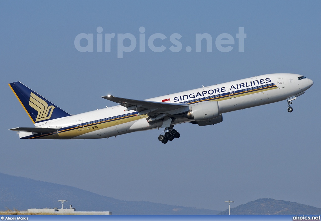 9V-SVL, Boeing 777-200ER, Singapore Airlines