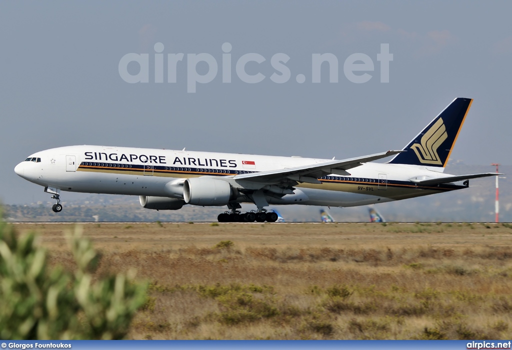 9V-SVL, Boeing 777-200ER, Singapore Airlines