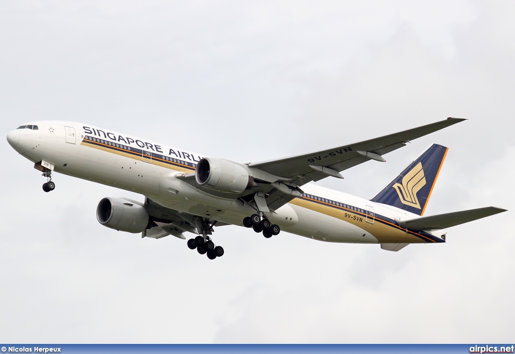 9V-SVN, Boeing 777-200ER, Singapore Airlines