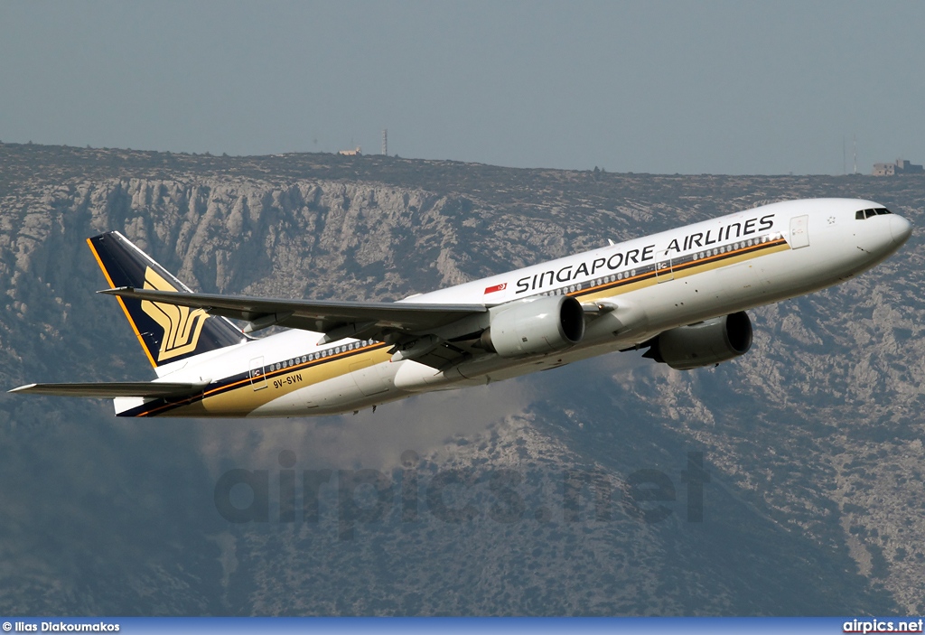 9V-SVN, Boeing 777-200ER, Singapore Airlines