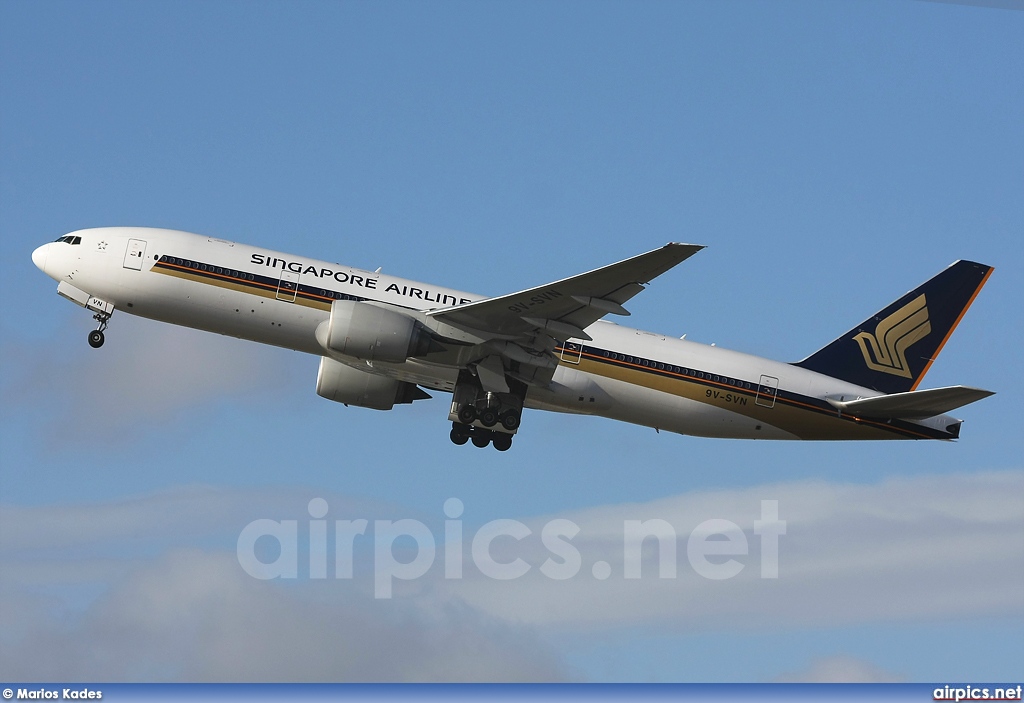 9V-SVN, Boeing 777-200ER, Singapore Airlines