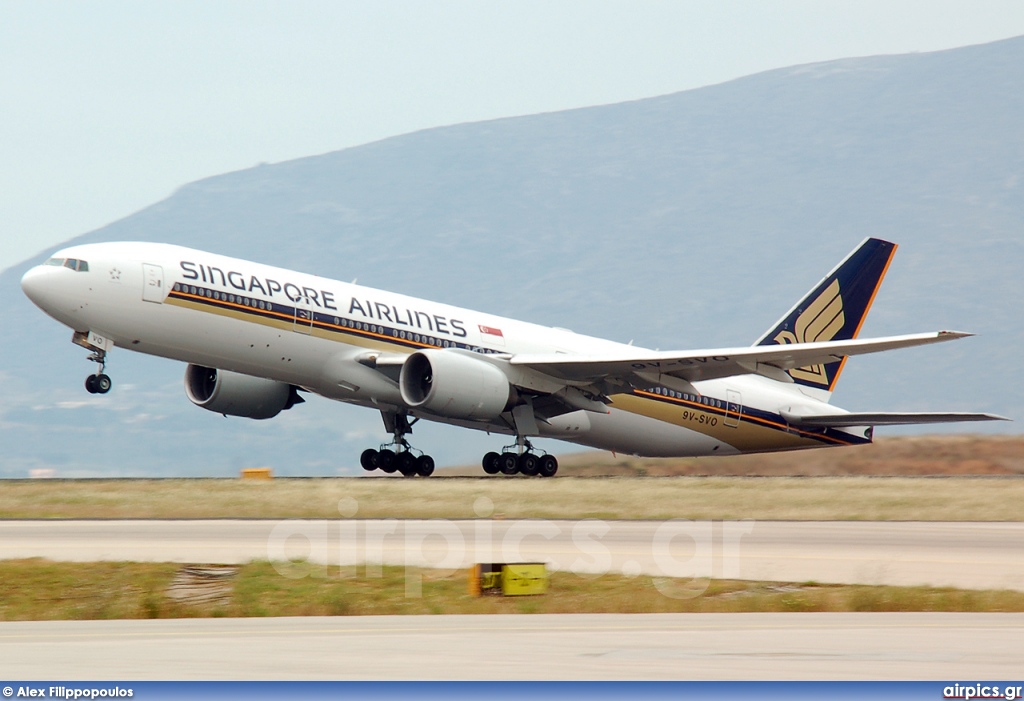 9V-SVO, Boeing 777-200ER, Singapore Airlines