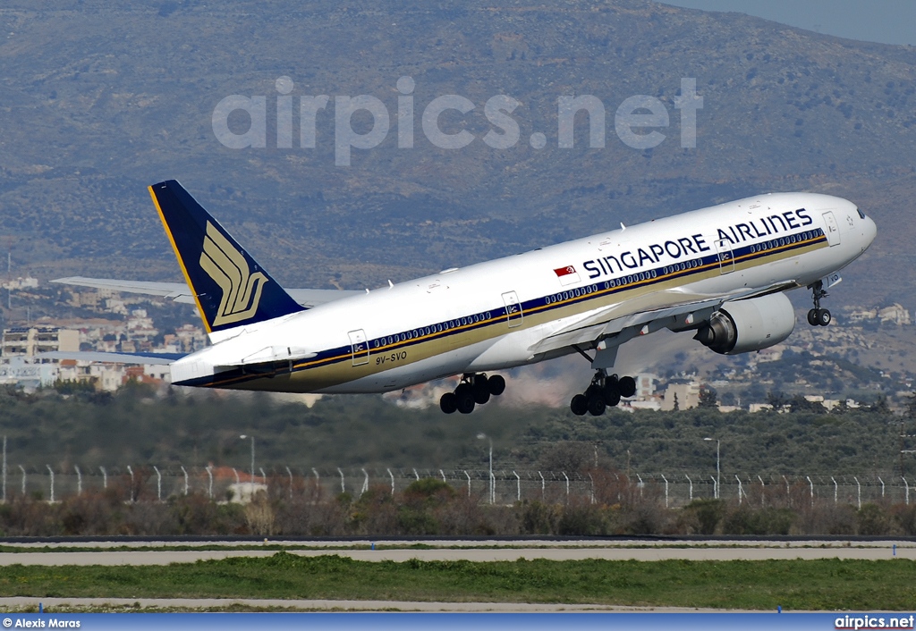 9V-SVO, Boeing 777-200ER, Singapore Airlines