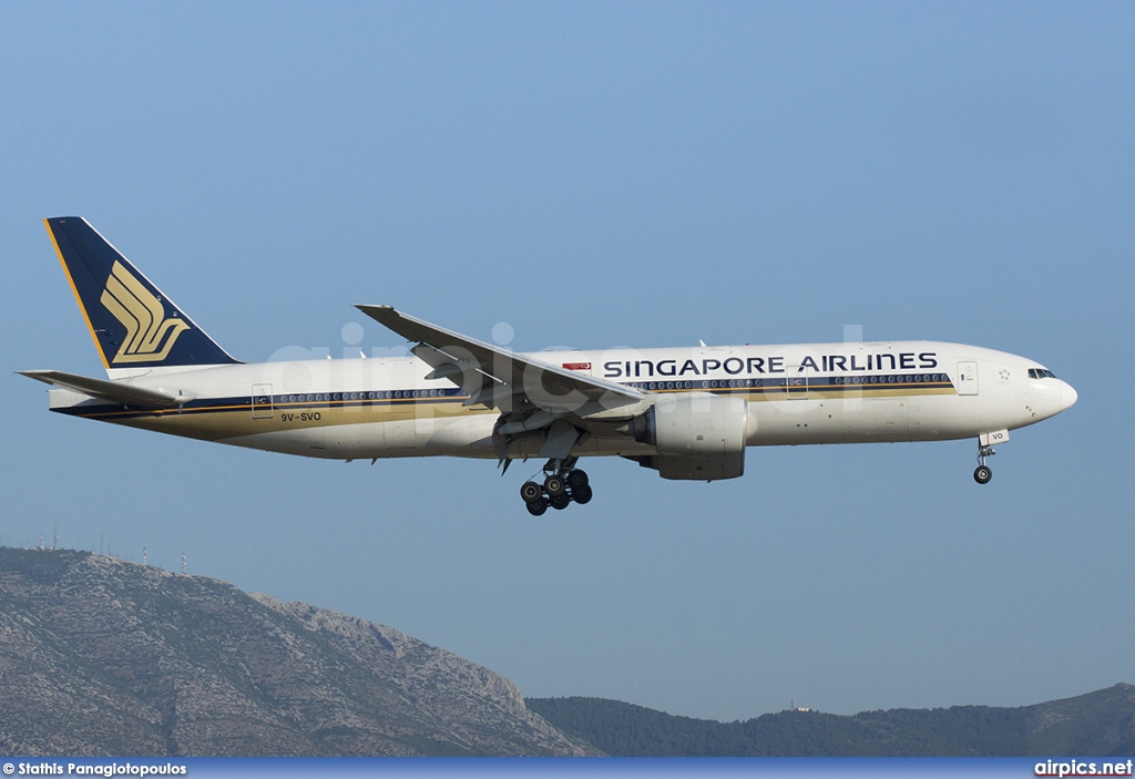 9V-SVO, Boeing 777-200ER, Singapore Airlines