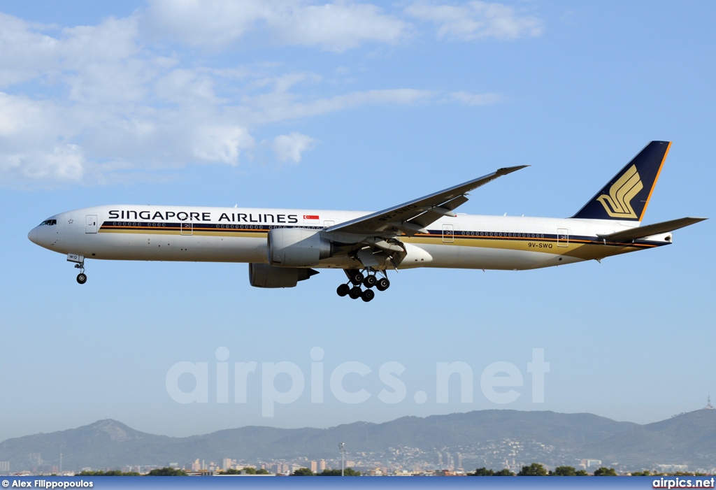 9V-SWQ, Boeing 777-300ER, Singapore Airlines