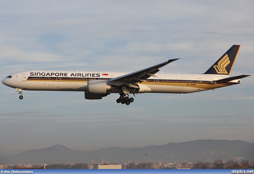 9V-SWR, Boeing 777-300ER, Singapore Airlines