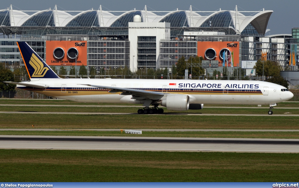9V-SWS, Boeing 777-300ER, Singapore Airlines