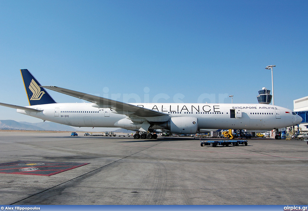 9V-SYE, Boeing 777-300, Singapore Airlines