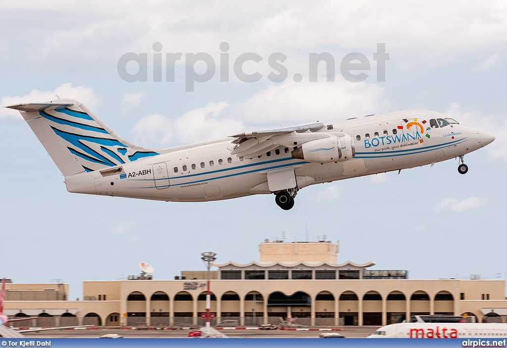 A2-ABH, British Aerospace Avro RJ85, Air Botswana