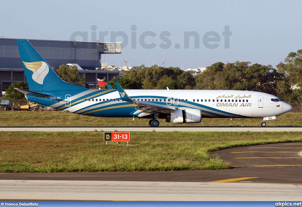 A4O-BC, Boeing 737-800, Oman Air