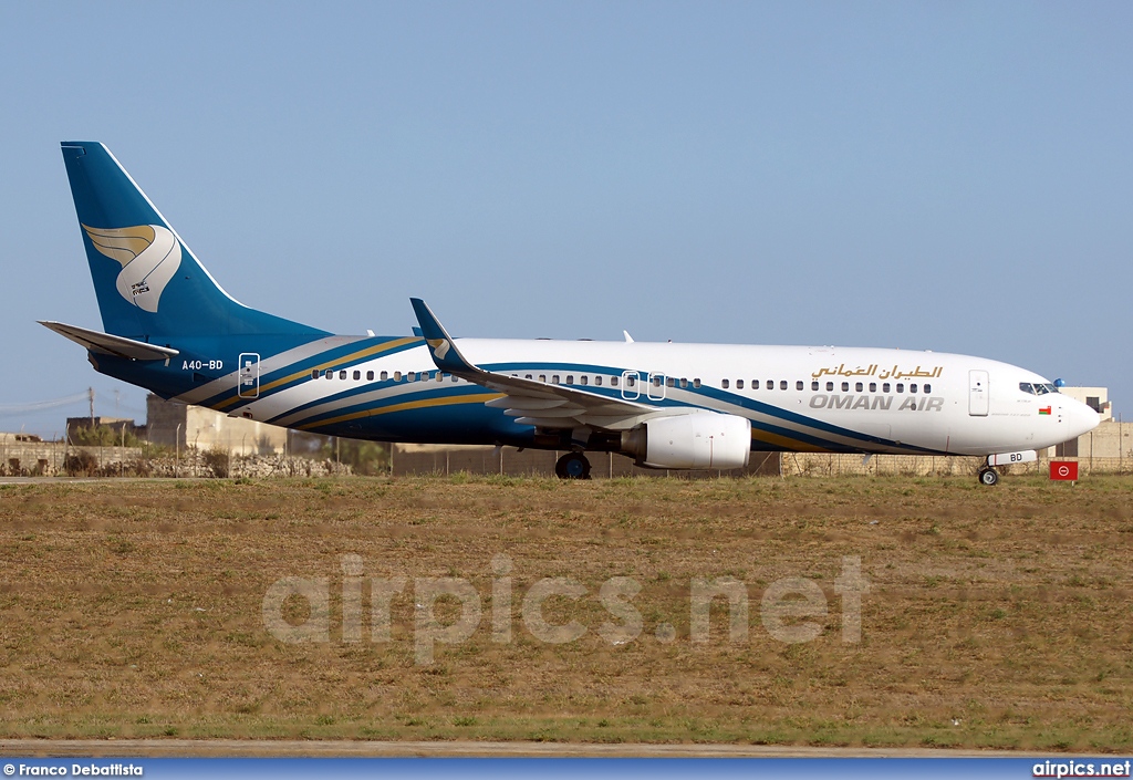 A4O-BD, Boeing 737-800, Oman Air