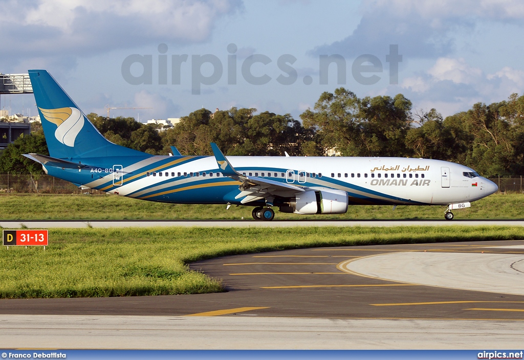 A4O-BG, Boeing 737-800, Oman Air