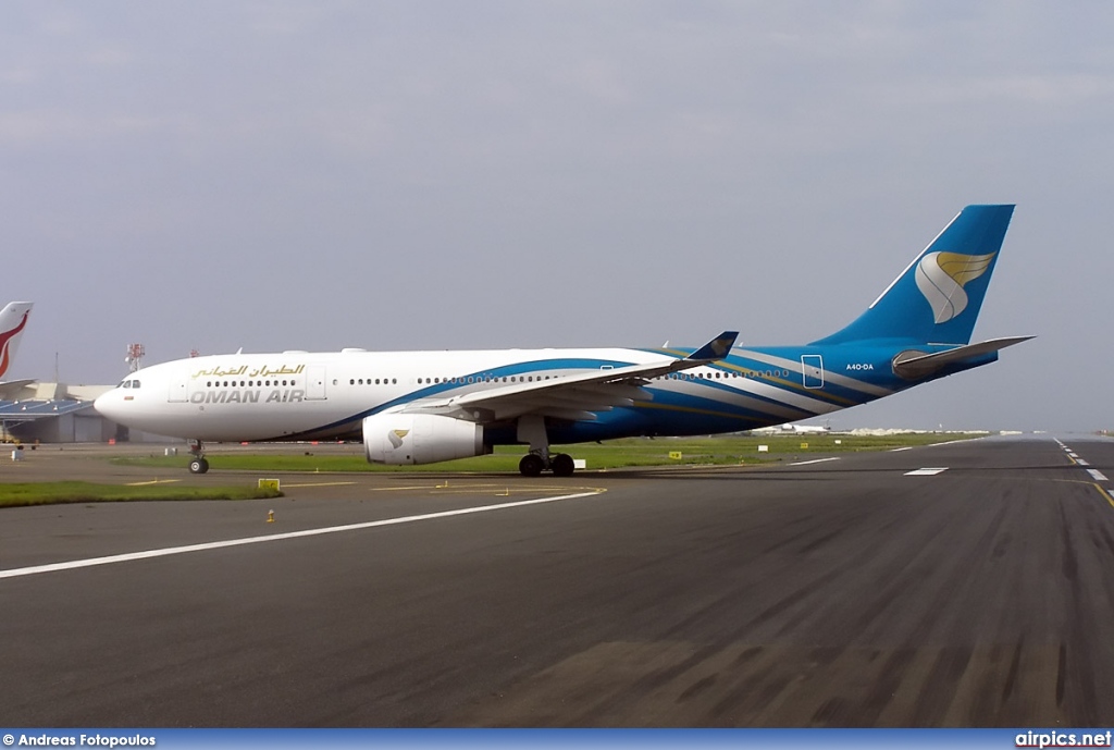 A4O-DA, Airbus A330-200, Oman Air