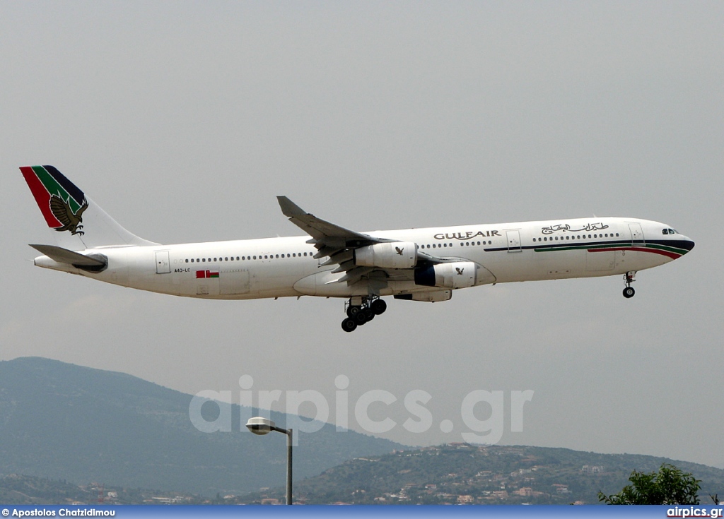 A4O-LC, Airbus A340-300, Gulf Air