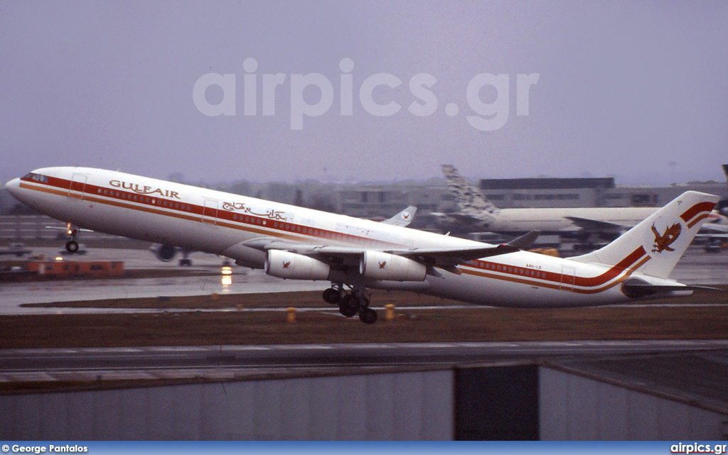 A4O-LE, Airbus A340-300, Gulf Air