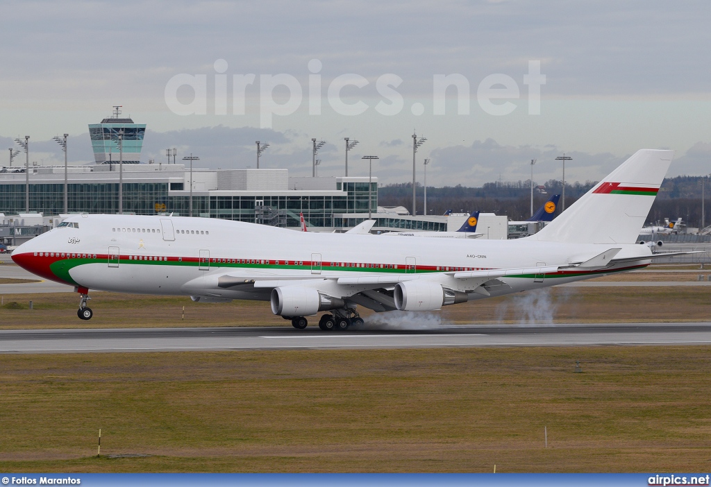 A4O-OMN, Boeing 747-400, Oman Royal Flight