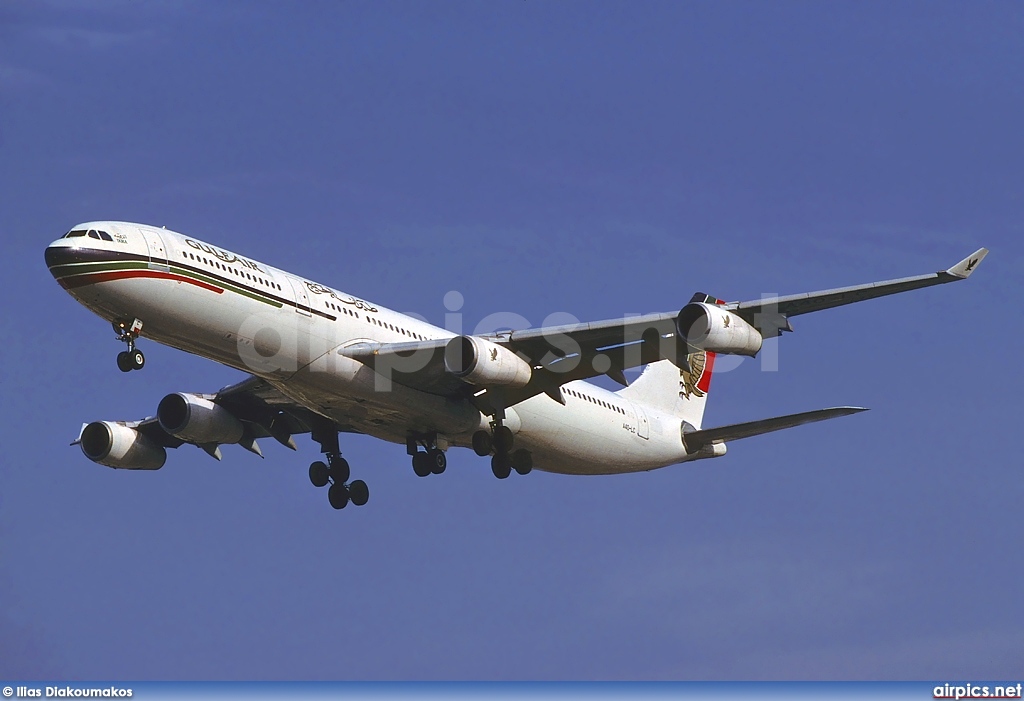 A4OLC, Airbus A340-300, Gulf Air