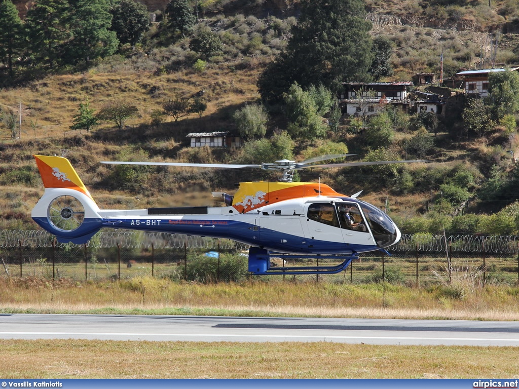 A5-BHT, Eurocopter EC 130T2, Druk Air - Royal Bhutan Airlines