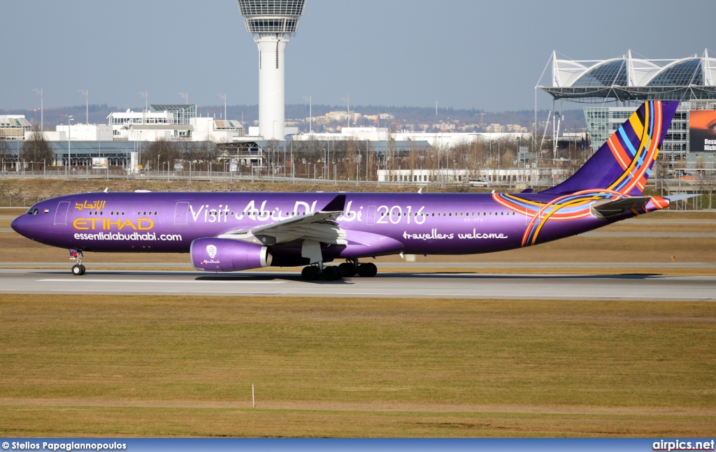 A6-AFA, Airbus A330-300, Etihad Airways