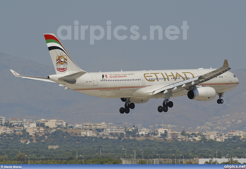 A6-AFE, Airbus A330-300, Etihad Airways